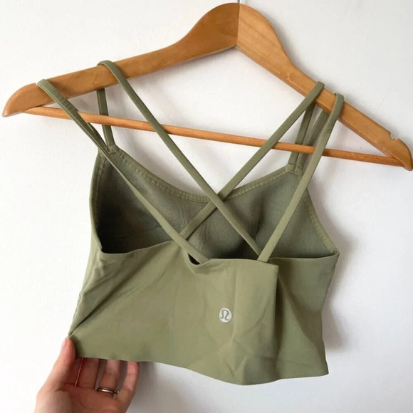 Lululemon Like a  Cloud Bra Long Line *Light Support, B/C Cup Rosemary Green - Picture 6 of 7